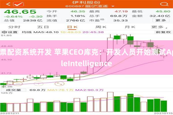 股票配资系统开发 苹果CEO库克：开发人员开始测试AppleIntelligence