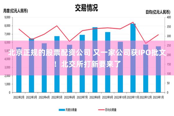 北京正规的股票配资公司 又一家公司获IPO批文！北交所打新要来了