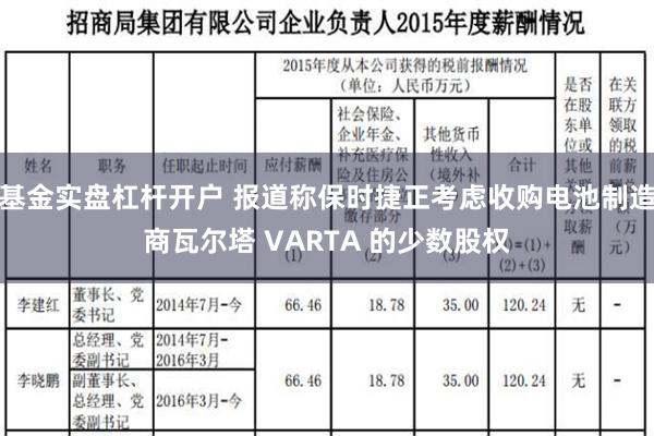 基金实盘杠杆开户 报道称保时捷正考虑收购电池制造商瓦尔塔 VARTA 的少数股权