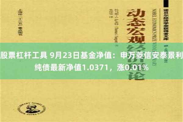 股票杠杆工具 9月23日基金净值：申万菱信安泰景利纯债最新净值1.0371，涨0.01%