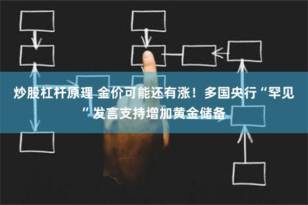 炒股杠杆原理 金价可能还有涨！多国央行“罕见”发言支持增加黄金储备