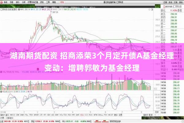 湖南期货配资 招商添荣3个月定开债A基金经理变动：增聘郭敏为基金经理