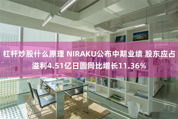 杠杆炒股什么原理 NIRAKU公布中期业绩 股东应占溢利4.51亿日圆同比增长11.36%